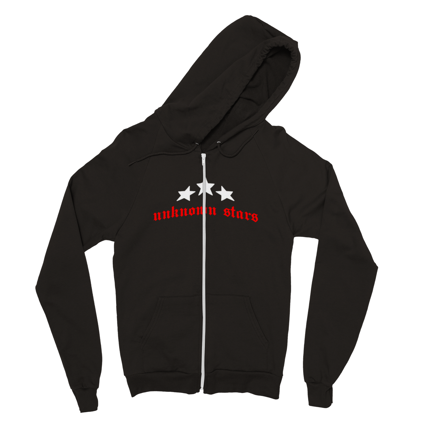 Unknown zip up hoodie.